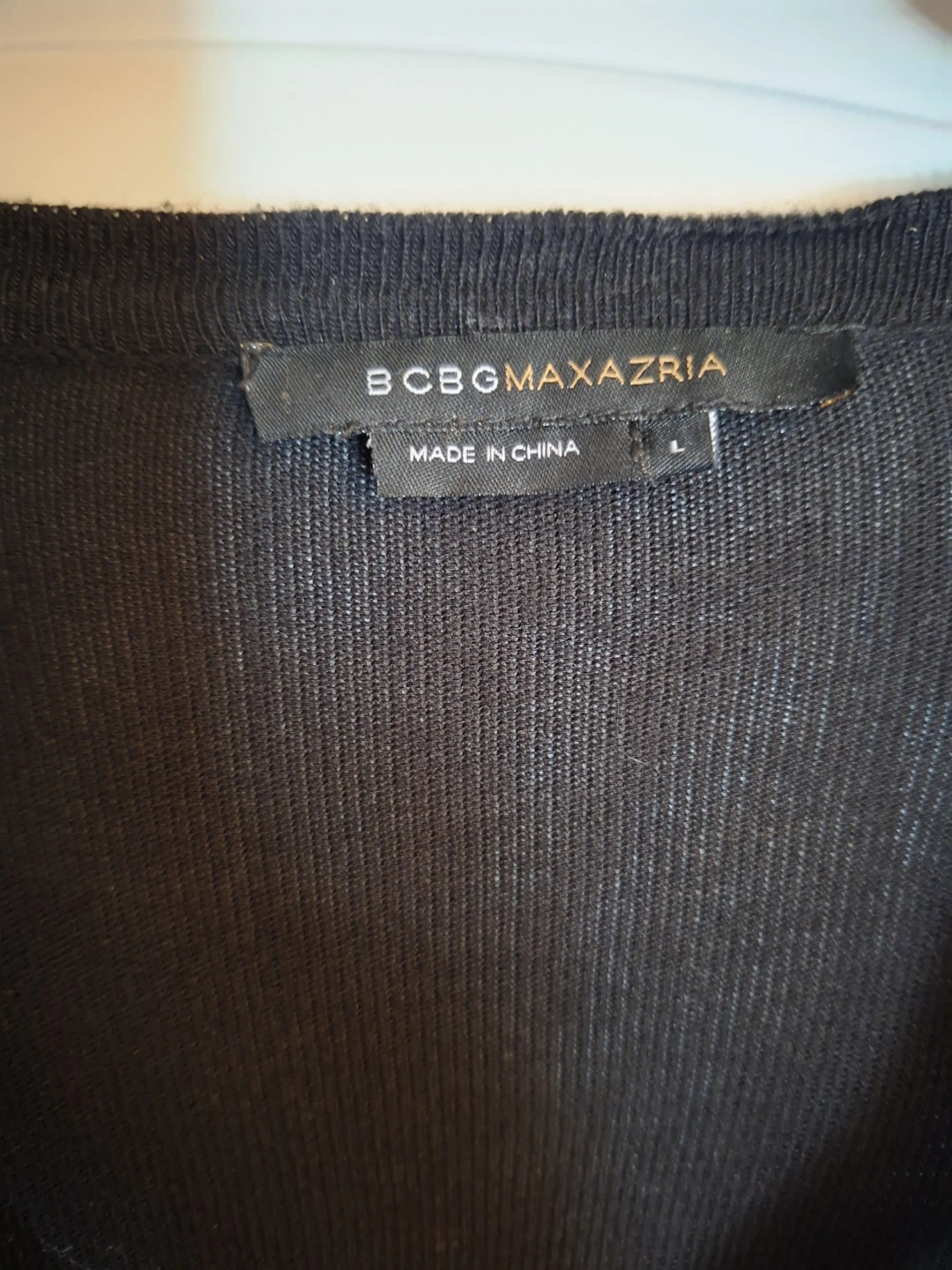 BCBGMAXAZRIA Black Sequin Cardigan - photo 3