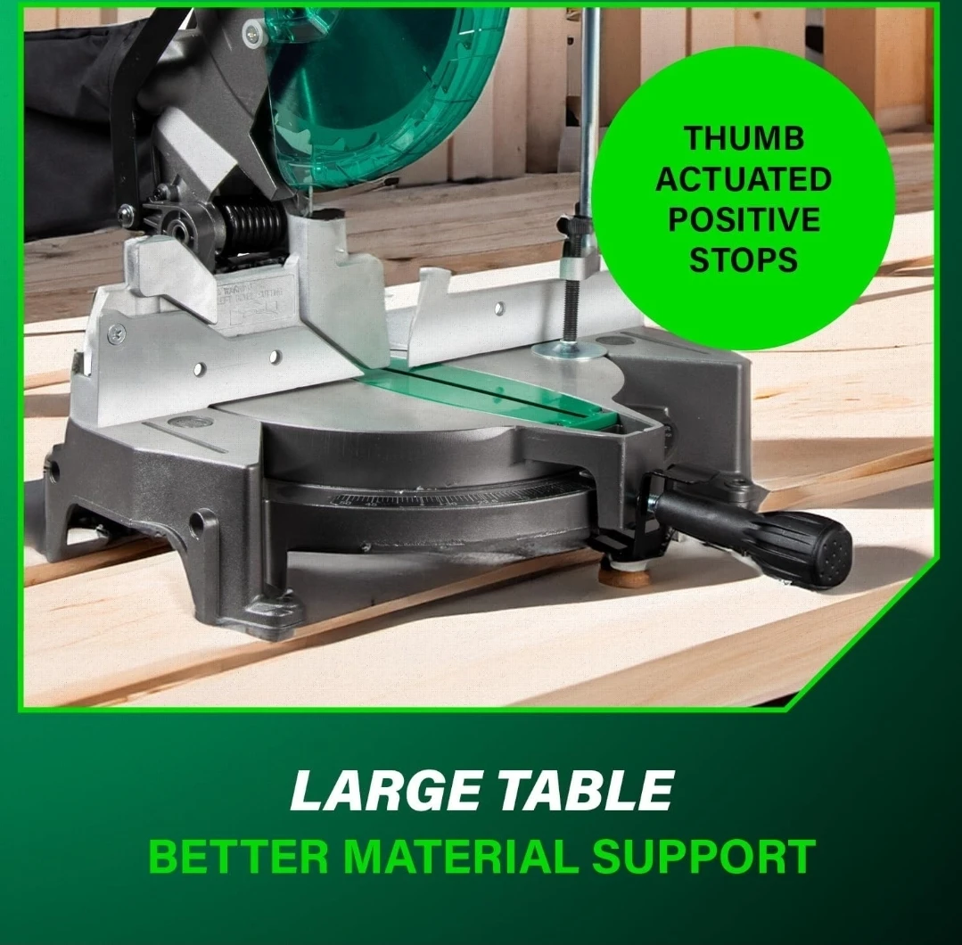 Metabo HPT 10-Inch Compound Miter Saw 🥕 - photo 2