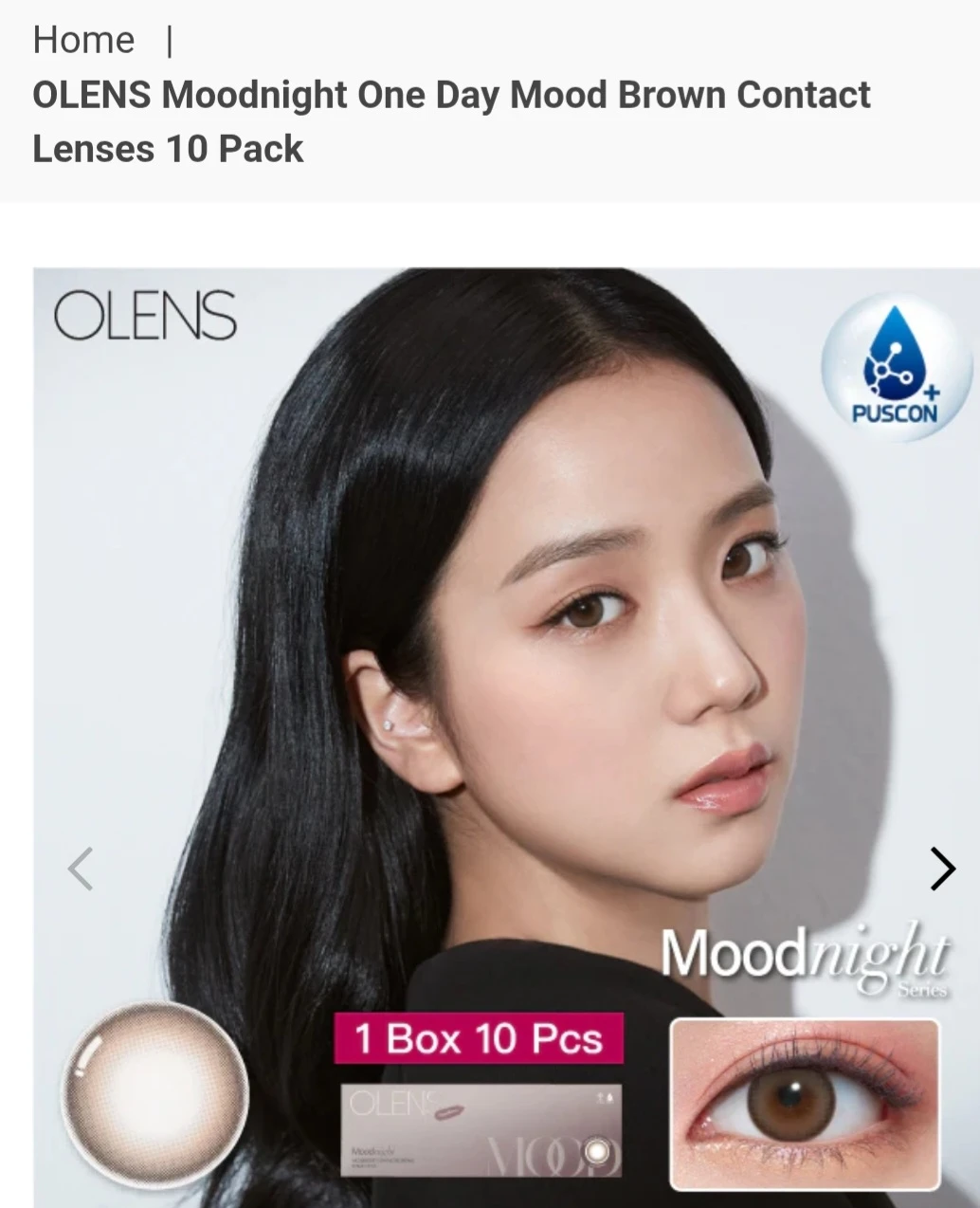 OLENS Moodnight One Day Mood Brown Contact Lenses - 10 Pack - photo 2