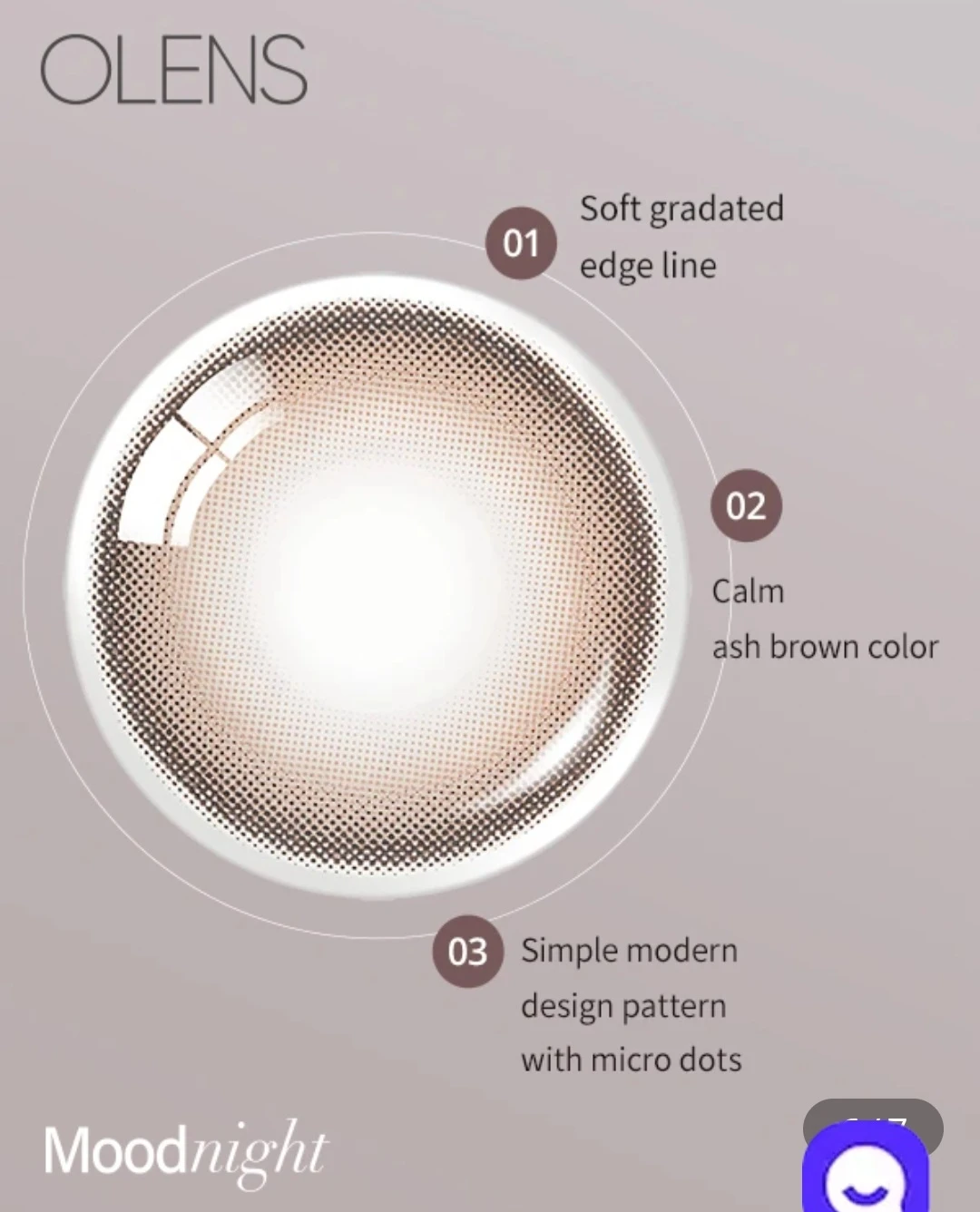 OLENS Moodnight One Day Mood Brown Contact Lenses - 10 Pack - photo 3