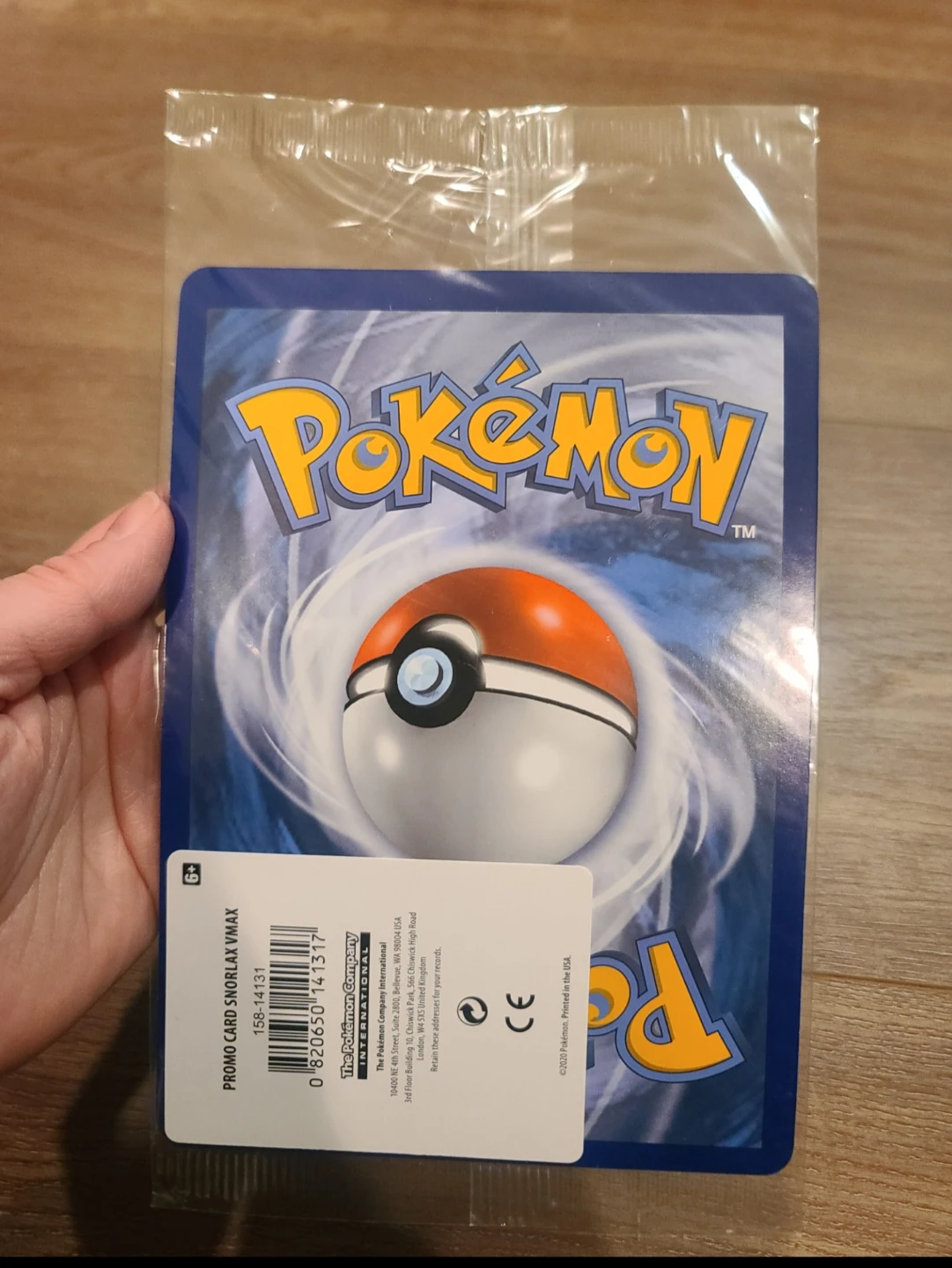 Giant Snorlax VMAX Pokémon Card sealed - photo 2