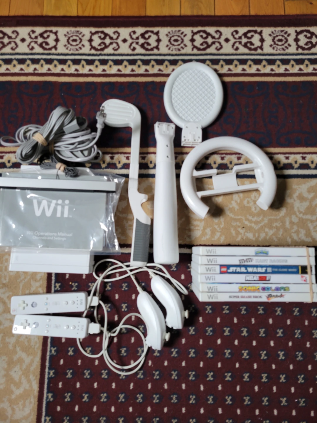 Nintendo Wii Console and Accessories Bundle