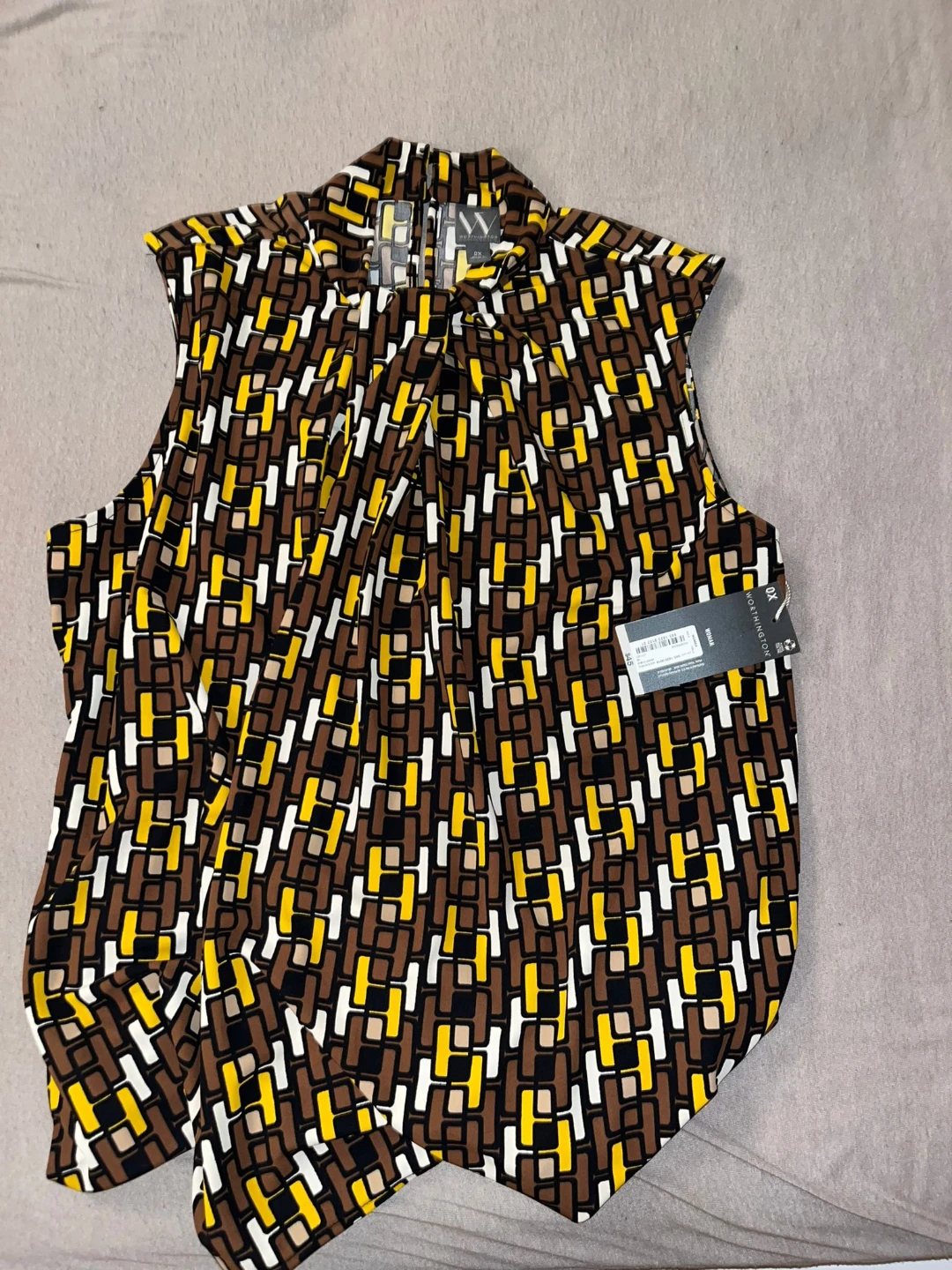 Worthington Women's Sleeveless Mock Neck Top - photo 3