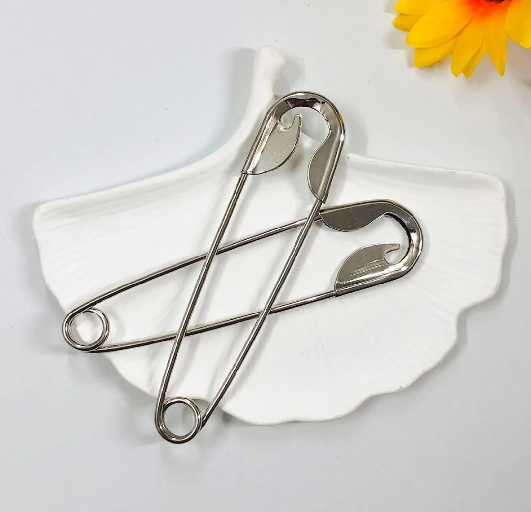 Oversized Safety Pin Hair Clip 🏆 - photo 2