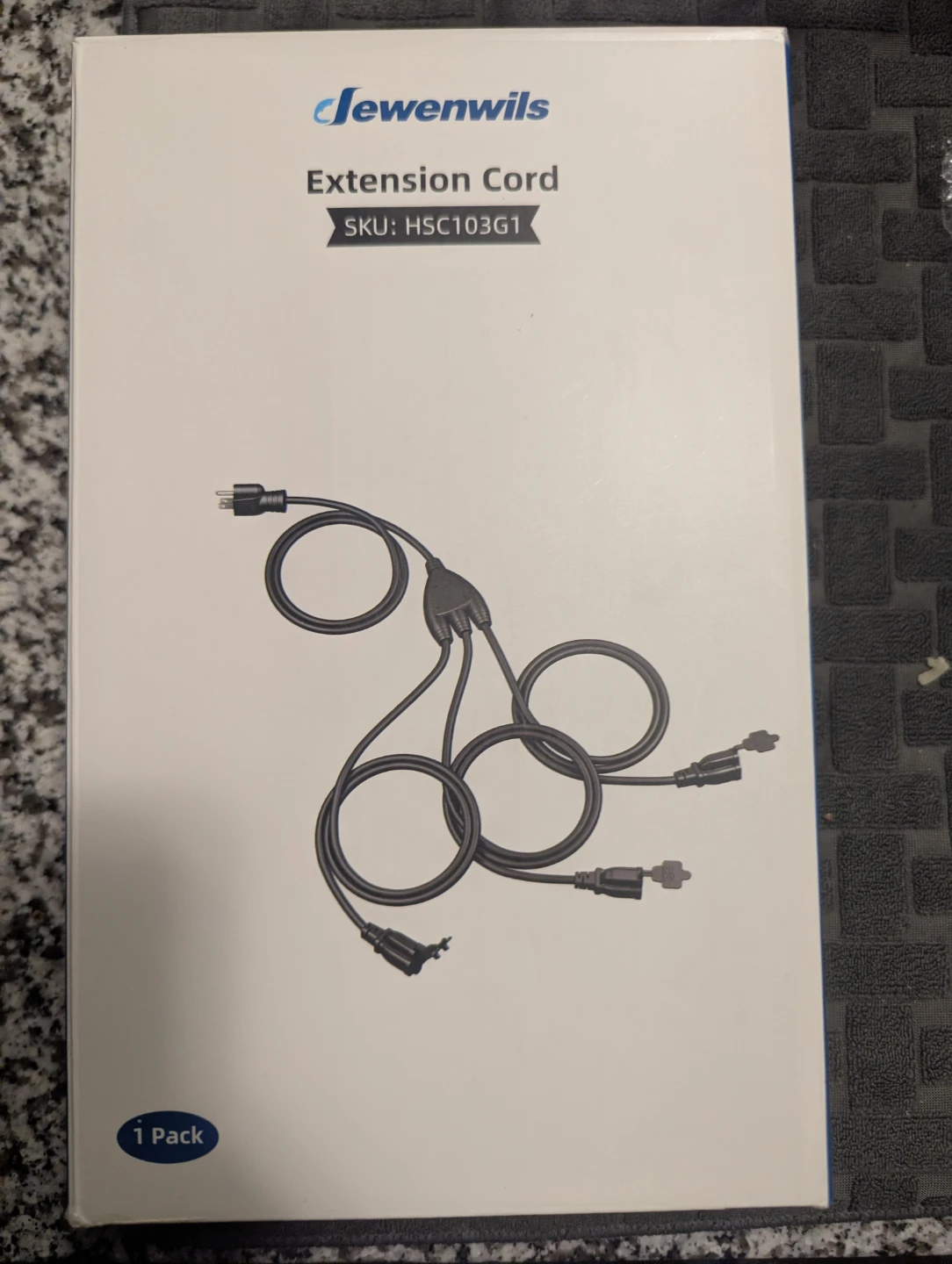 Jewenwils Extension Cord