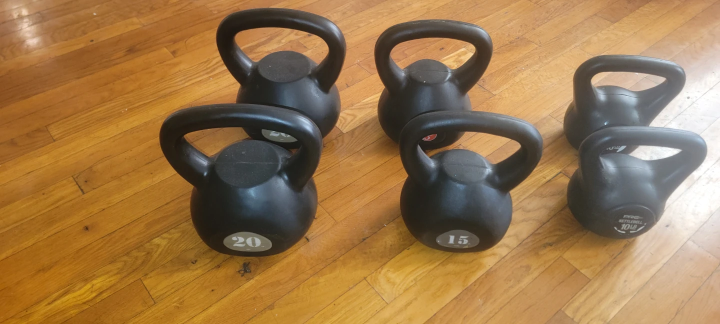 Fitness Kettlebells (20lb, 15lb, 10lb) - photo 3