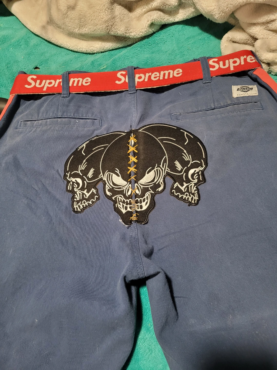 Reworked custom vintage Dickies construct shorts - photo 2