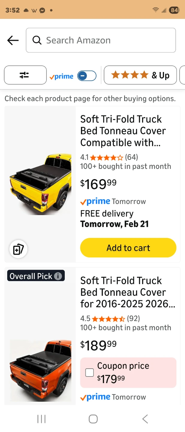 Soft Tri-Fold Truck Bed Tonneau Cover