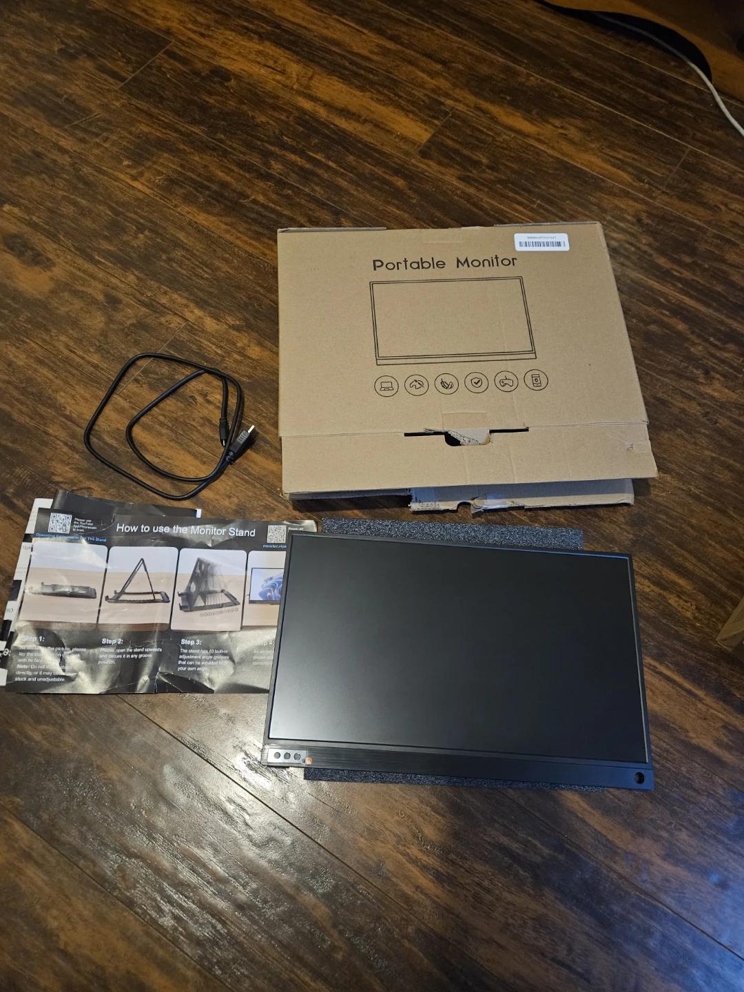 15.6 Inch Portable Monitor Gaming Monitor/Leather Case