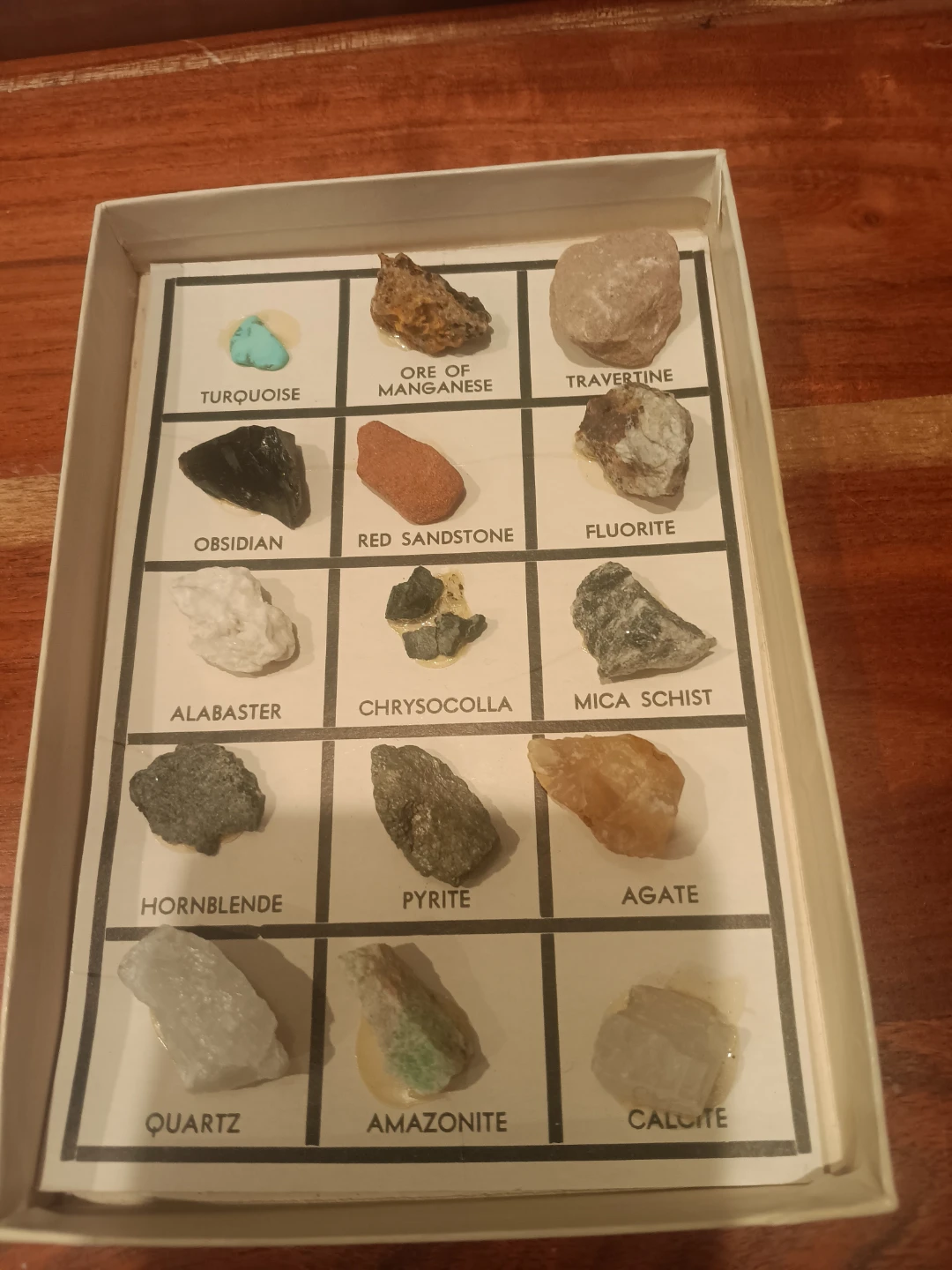 15 Rocks and Minerals Educational Display Kit