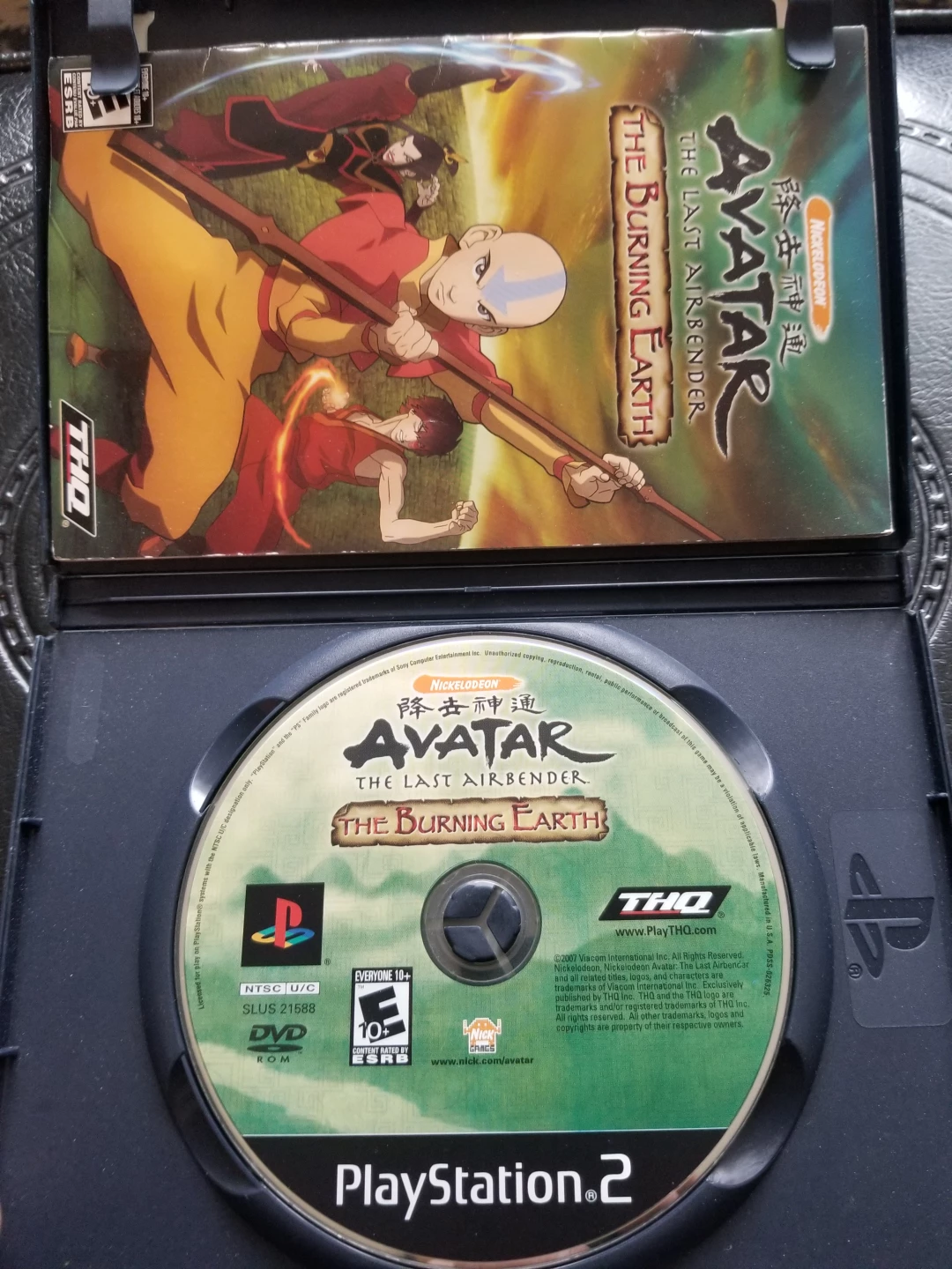 Ps2 Avatar The Last Airbender The Burning Earth CIB
