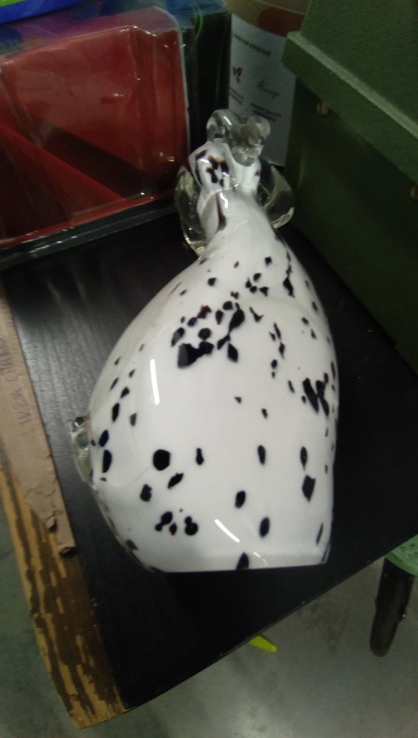 Dalmatian Dog Glass Figurine Art Sculpture - photo 4