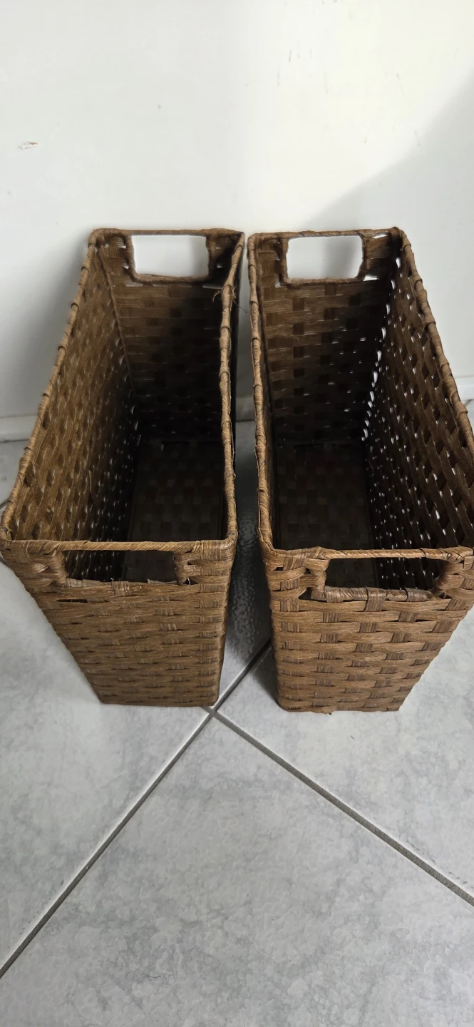 Set of 2 Woven Storage Baskets - photo 2