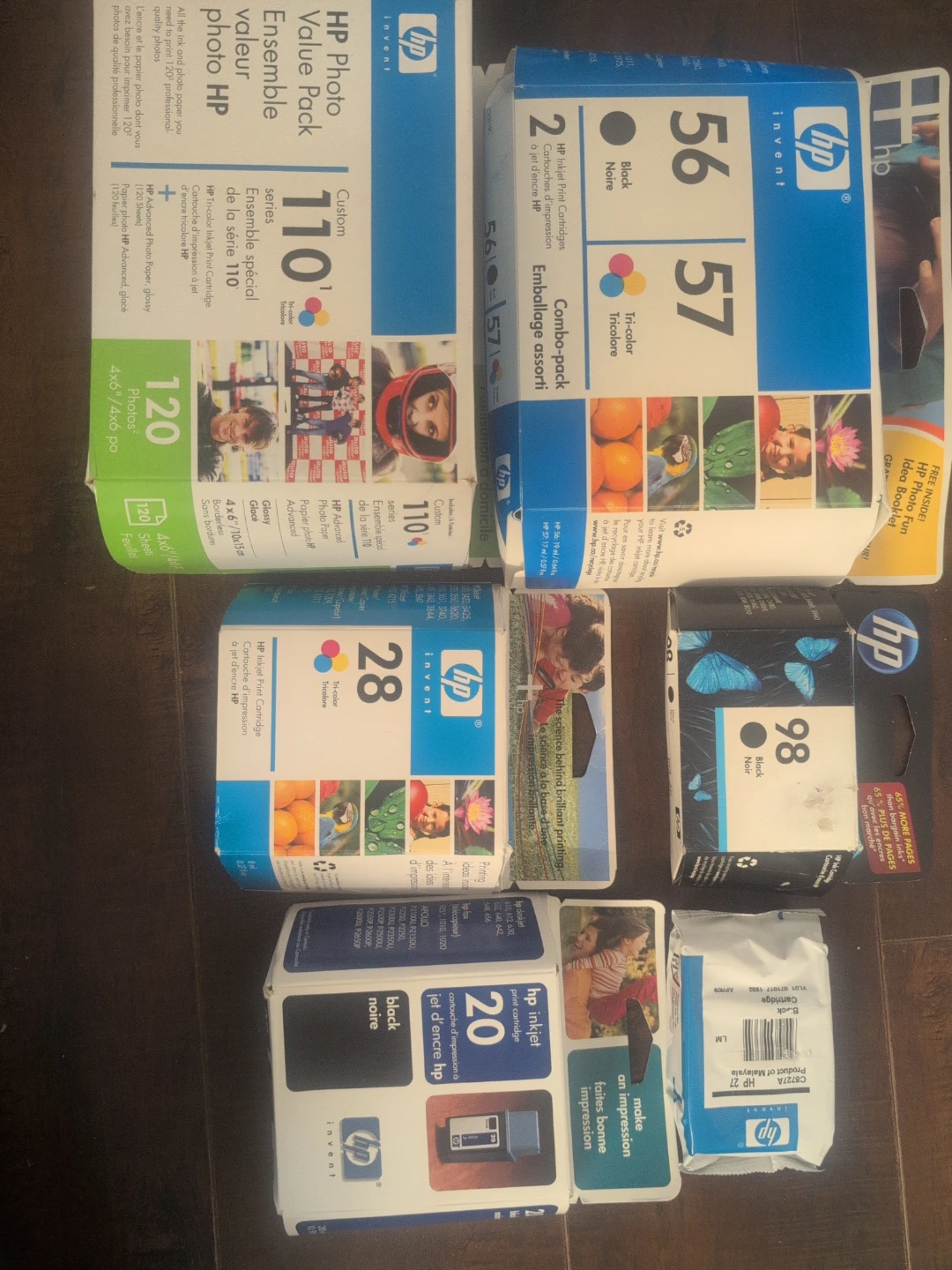HP Inkjet Print Cartridges and Photo Paper Bundle