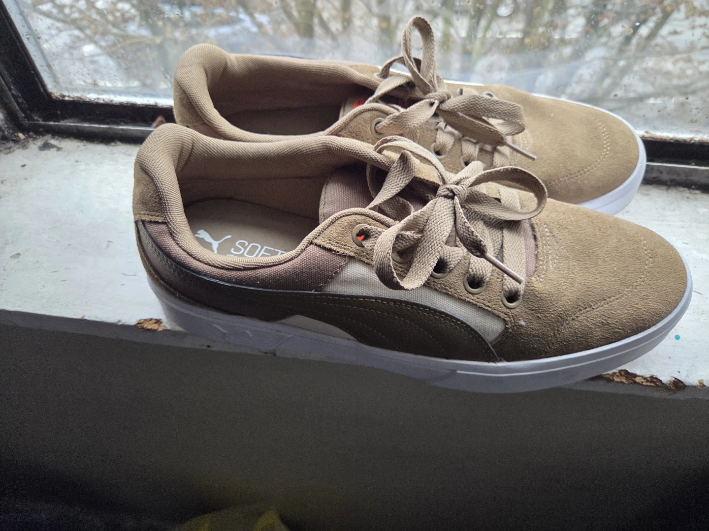 Puma Men's Brown Suede Casual Shoes size 12