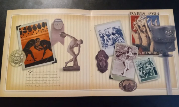 100 Years of the Olympic Games - USPS Atlanta 1996 Stamp Sheet - photo 4