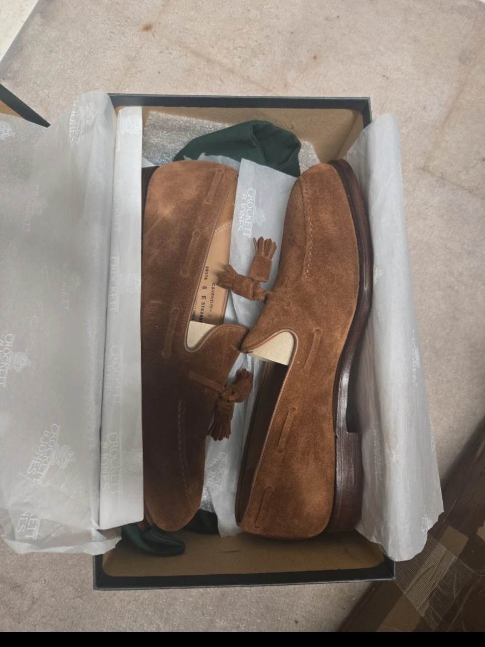 Crockett & Jones Cavendish 2 Loafers - Brown Suede