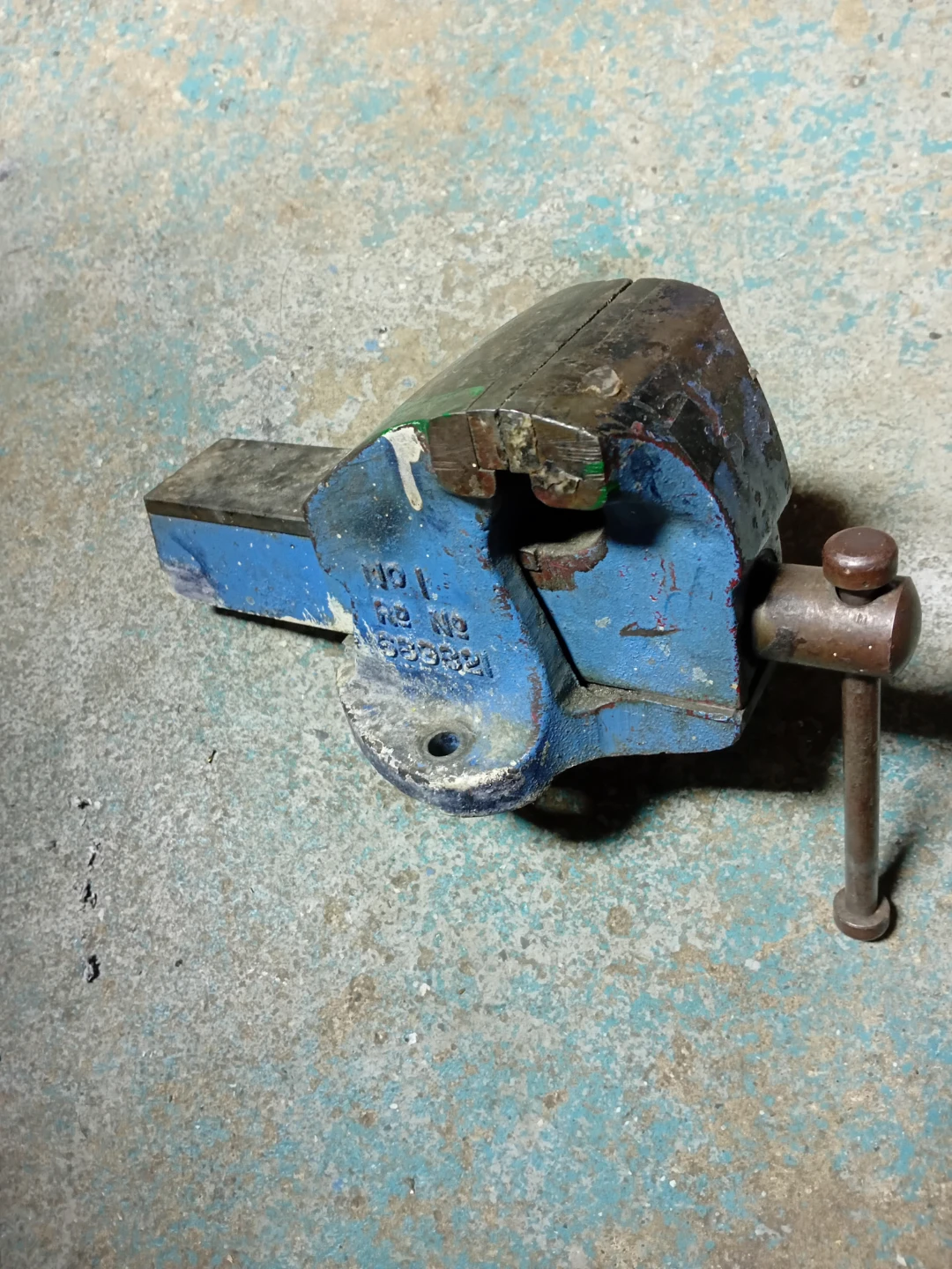 Blue Bench Vise NO. 1