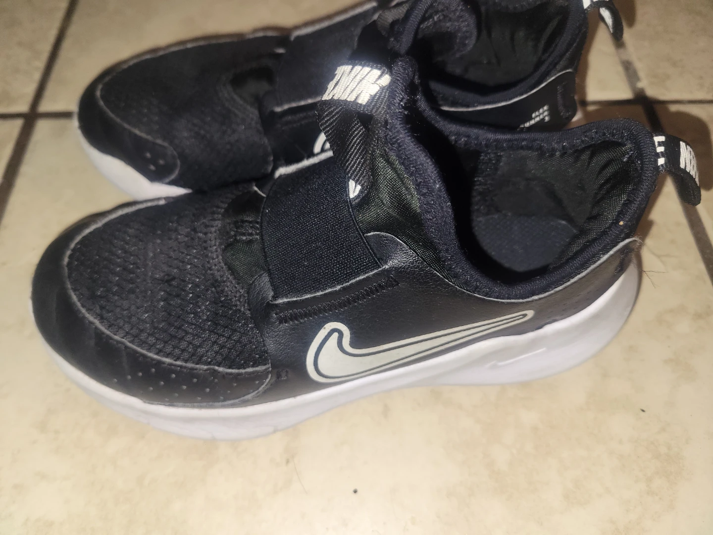 Nike Flex Advance TD Black White Toddler Shoes US 13C - photo 4