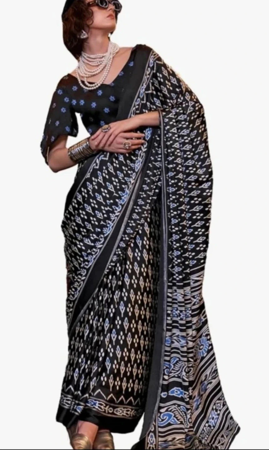 Printed Saree - photo 5