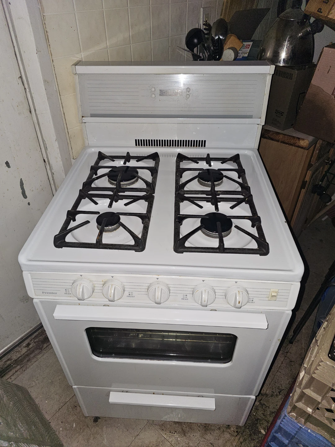 Premier 4-Burner Gas Range with Oven