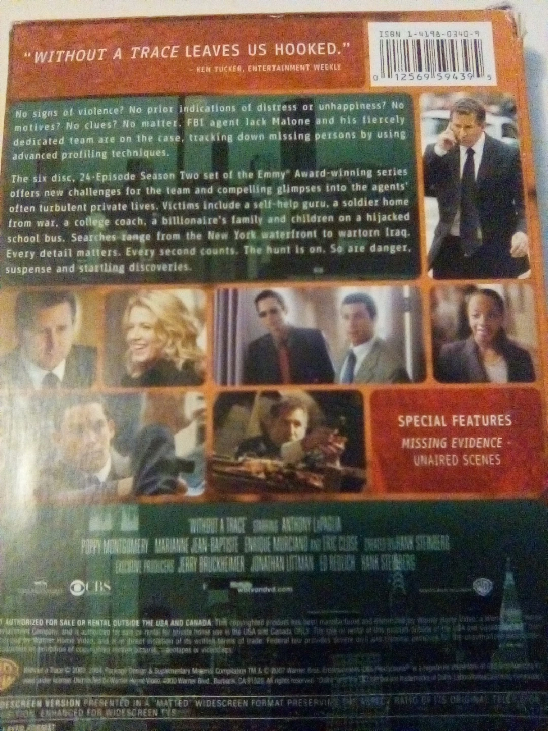 Without a Trace: The Complete Second Season DVD - photo 2