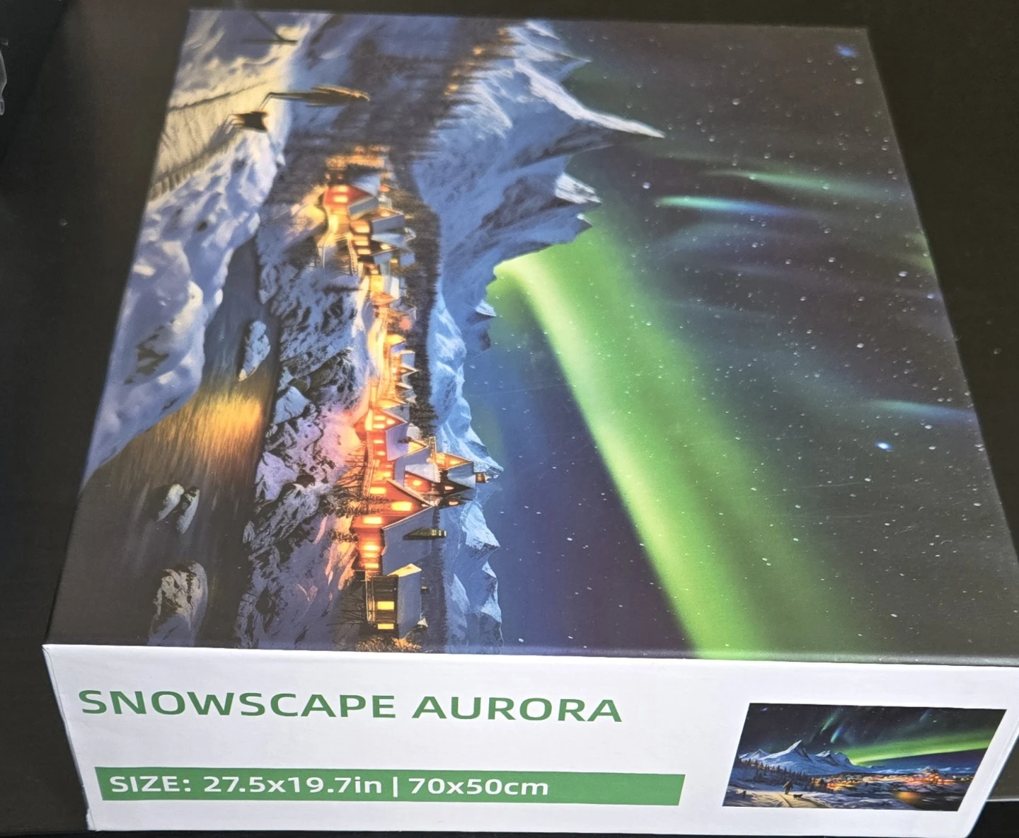 Snowscape Aurora 1000 Piece Jigsaw Puzzle - photo 5