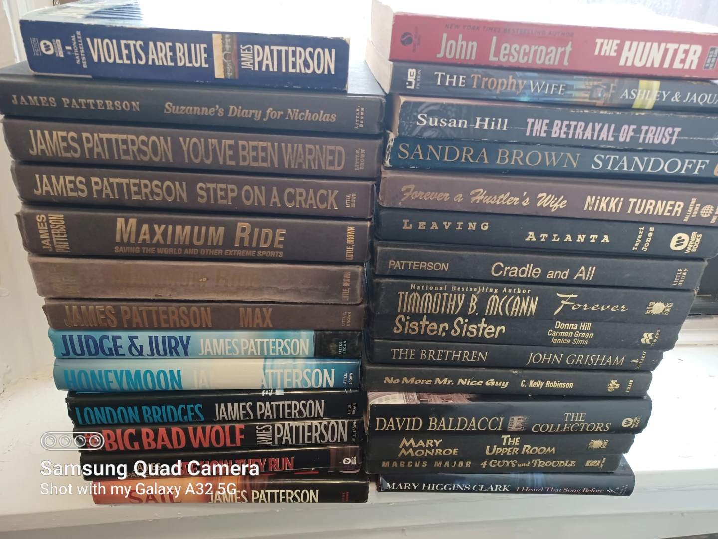 Assorted James Patterson Paperback Novels