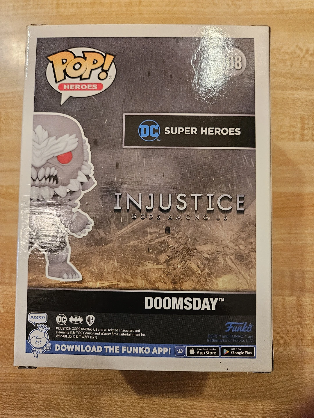 Funko Pop! DC Heroes Injustice Doomsday 408 Vinyl Figure - photo 4