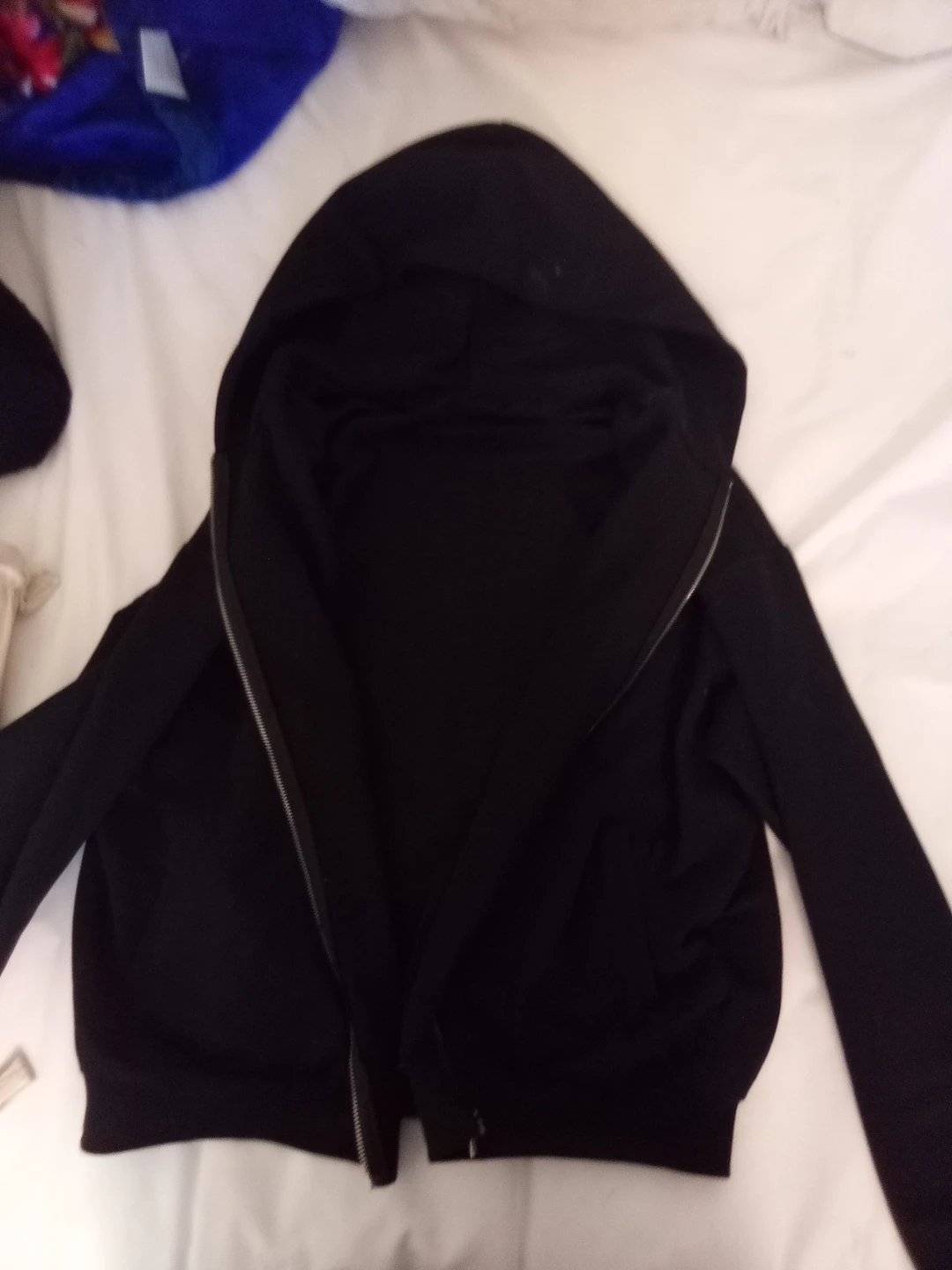 Black Hoodie with Graphic Print - photo 4