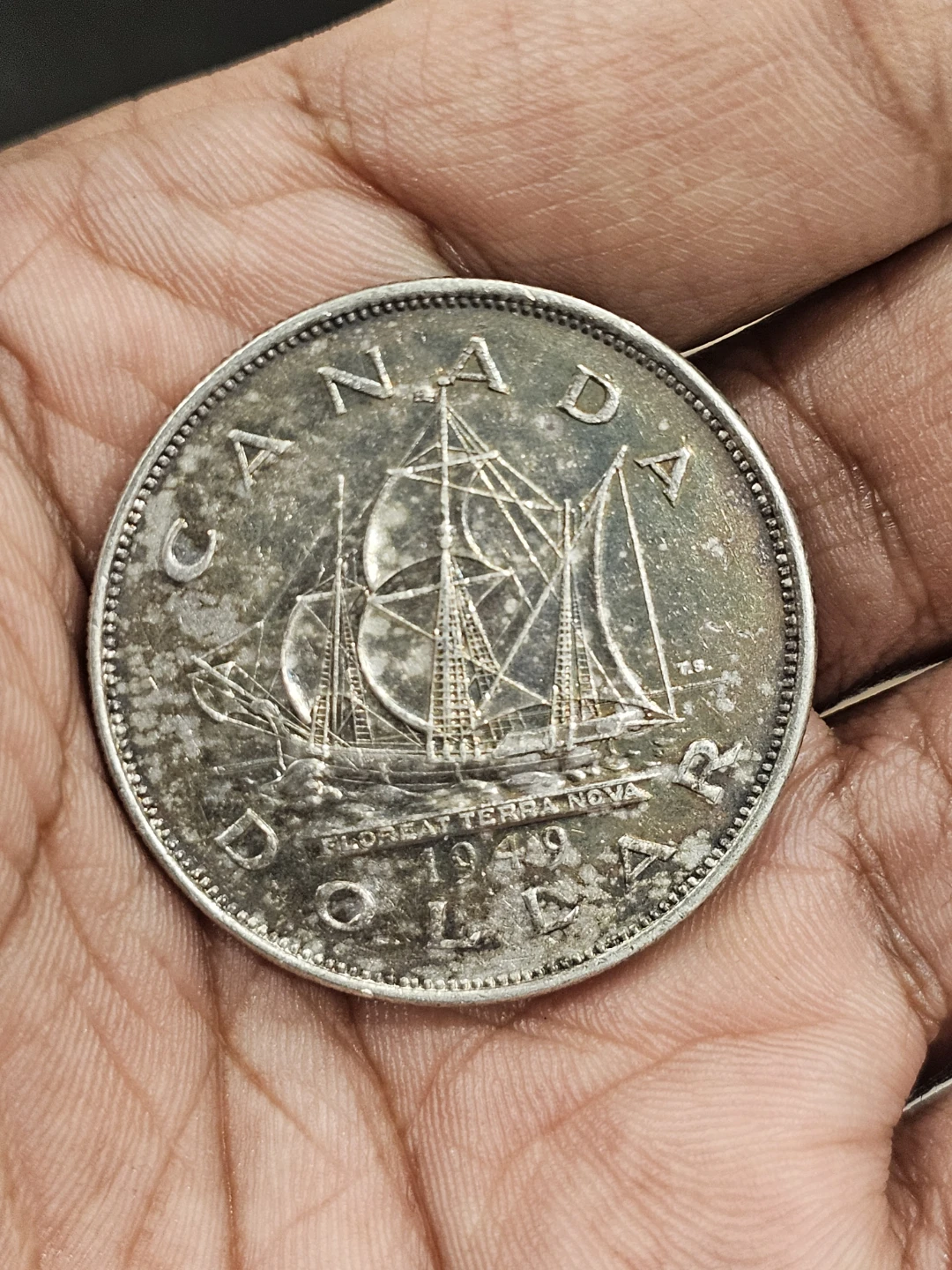 1949 Canada George VI Silver Dollar Coin