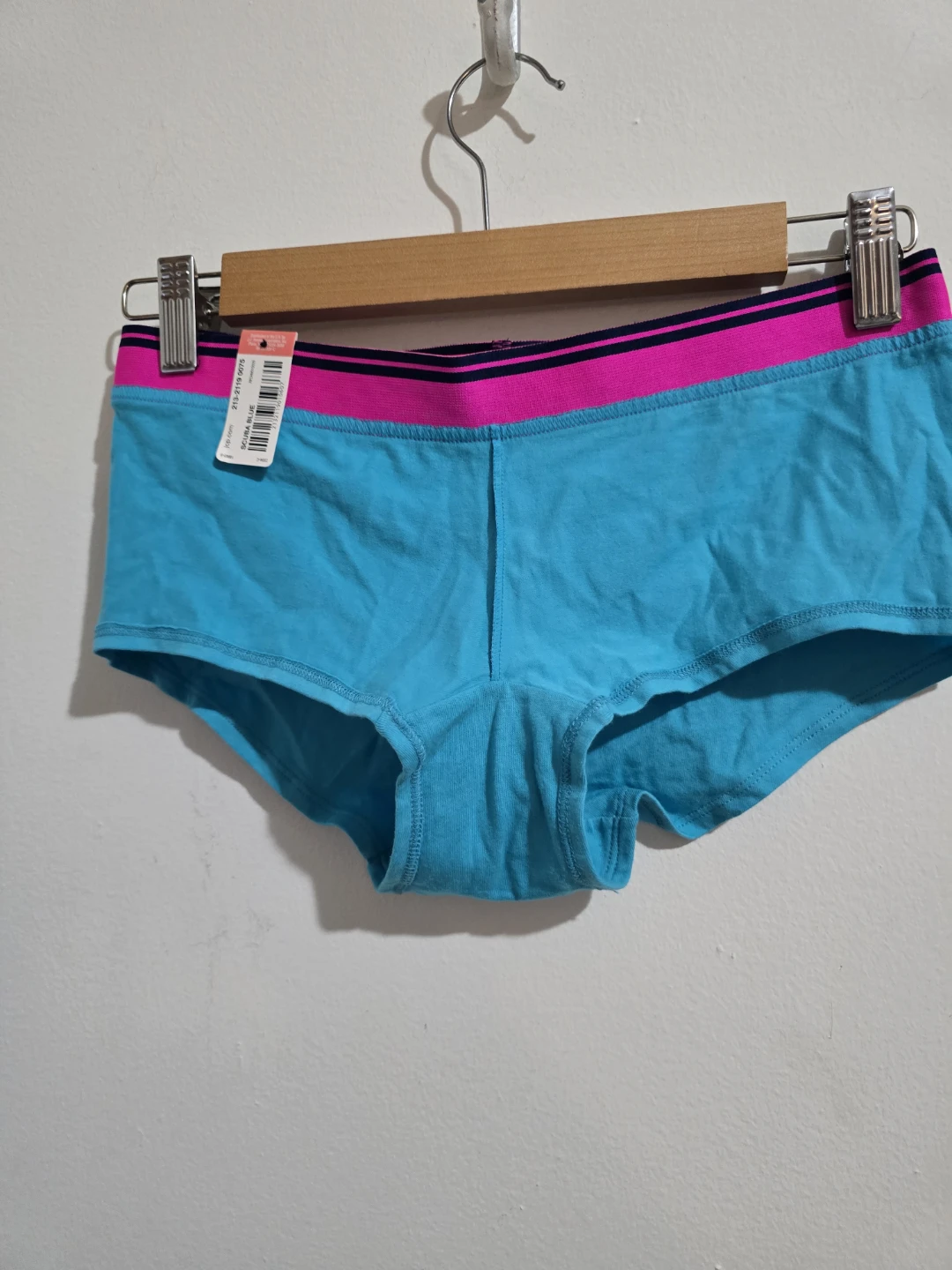 Flirtitude Women's Blue Cotton Spandex Shorty Underwear - Size M - photo 4