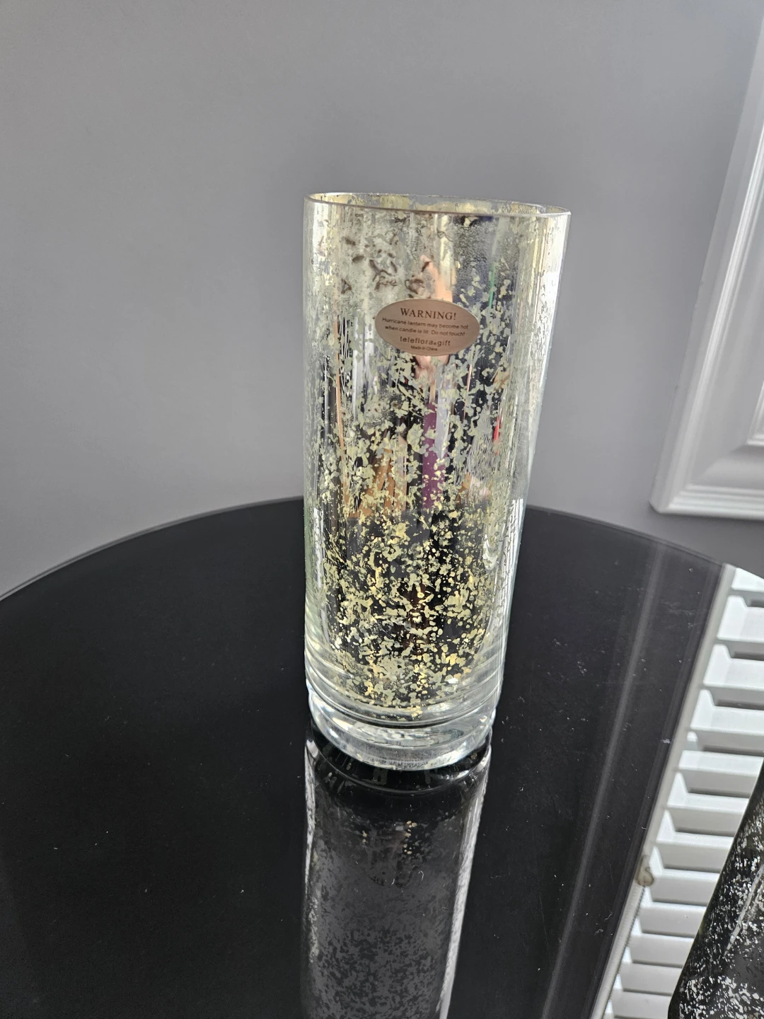 2 Hurricane Glass Candle Holders - photo 3
