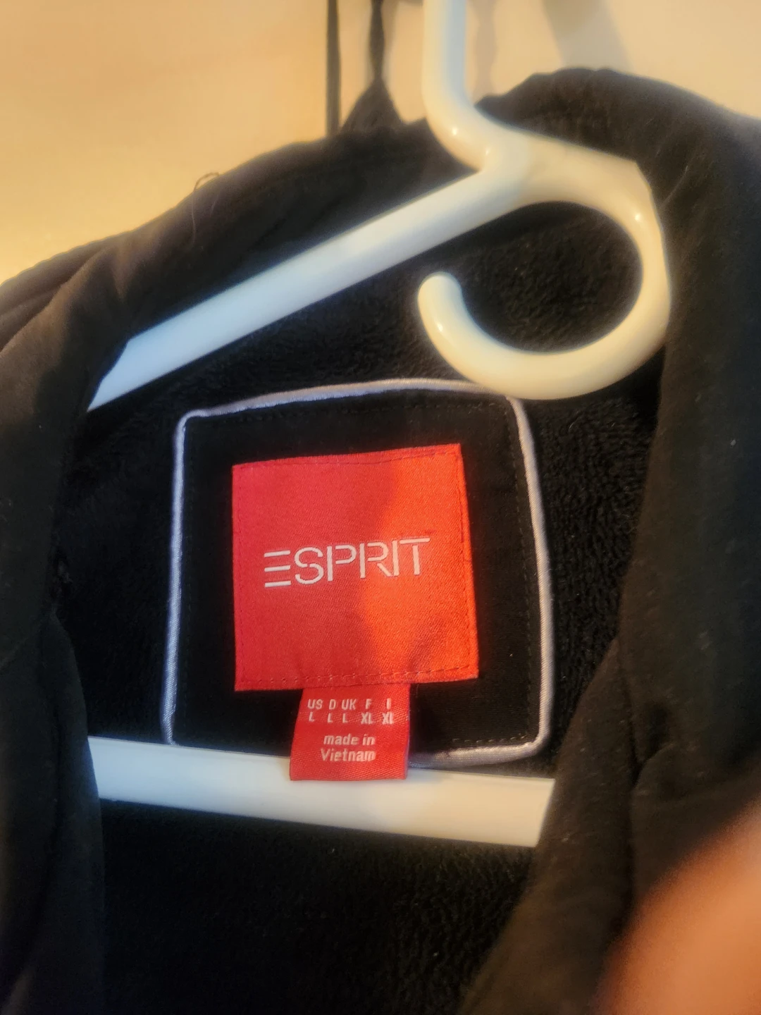 Esprit Black Quilted Jacket - Size L - photo 4
