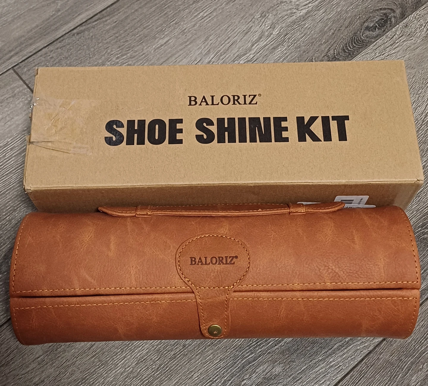 BALORIZ Shoe Shine Kit - Leather Case - photo 3