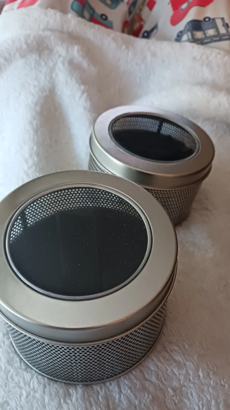 Round metal Watch Tins