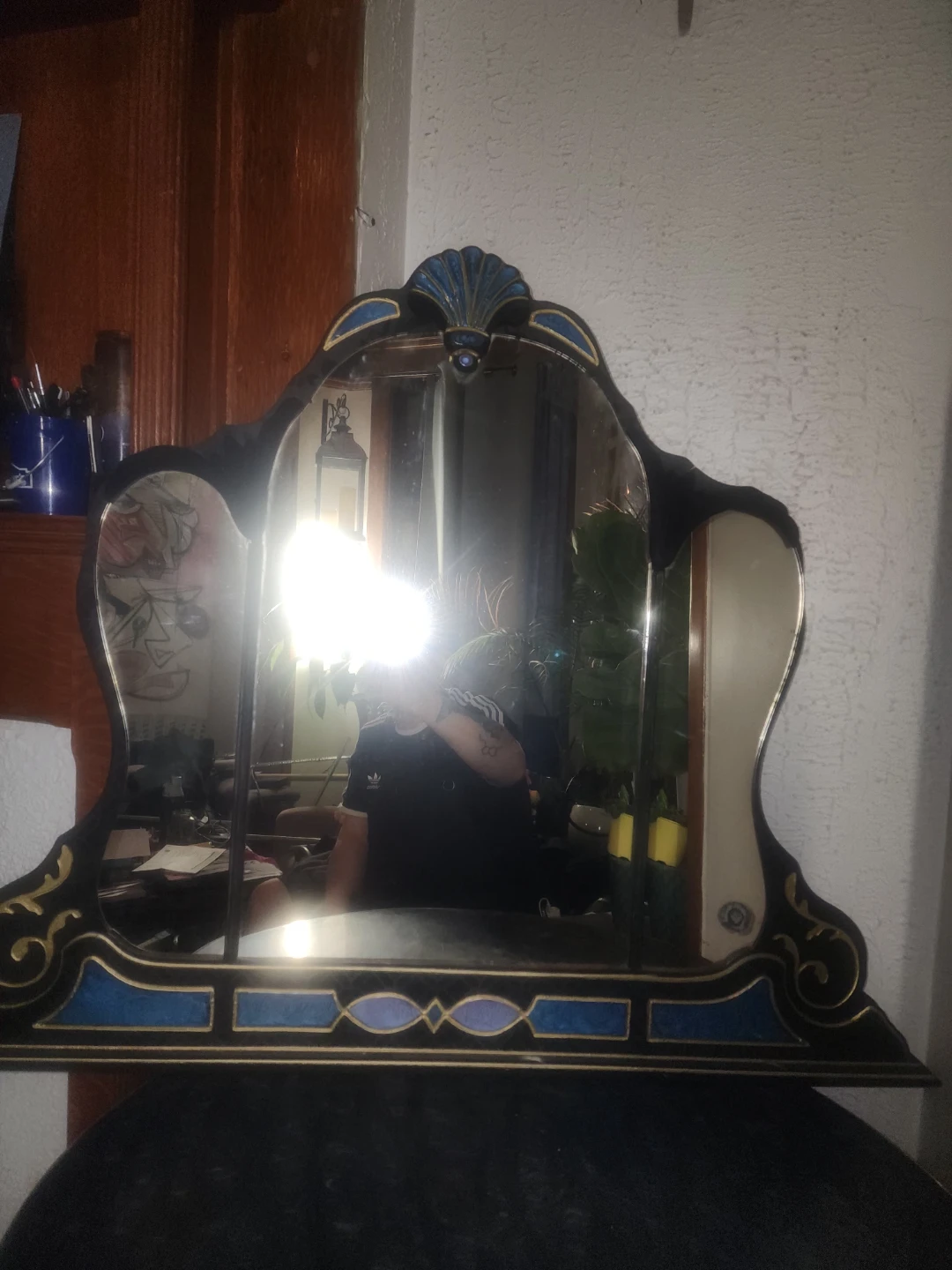 1934 Vanity Mirror Artist Upcycled