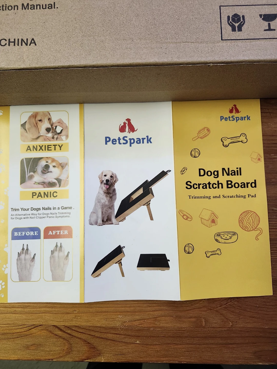 PetSpark Dog Nail Scratch Board