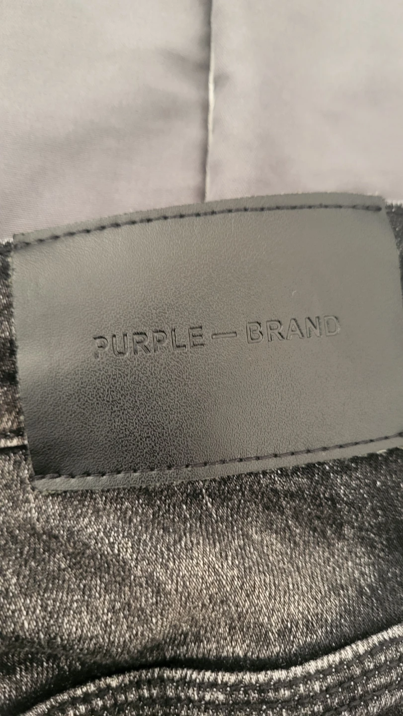 Purple Brand Men's Distressed Black Jeans - photo 5