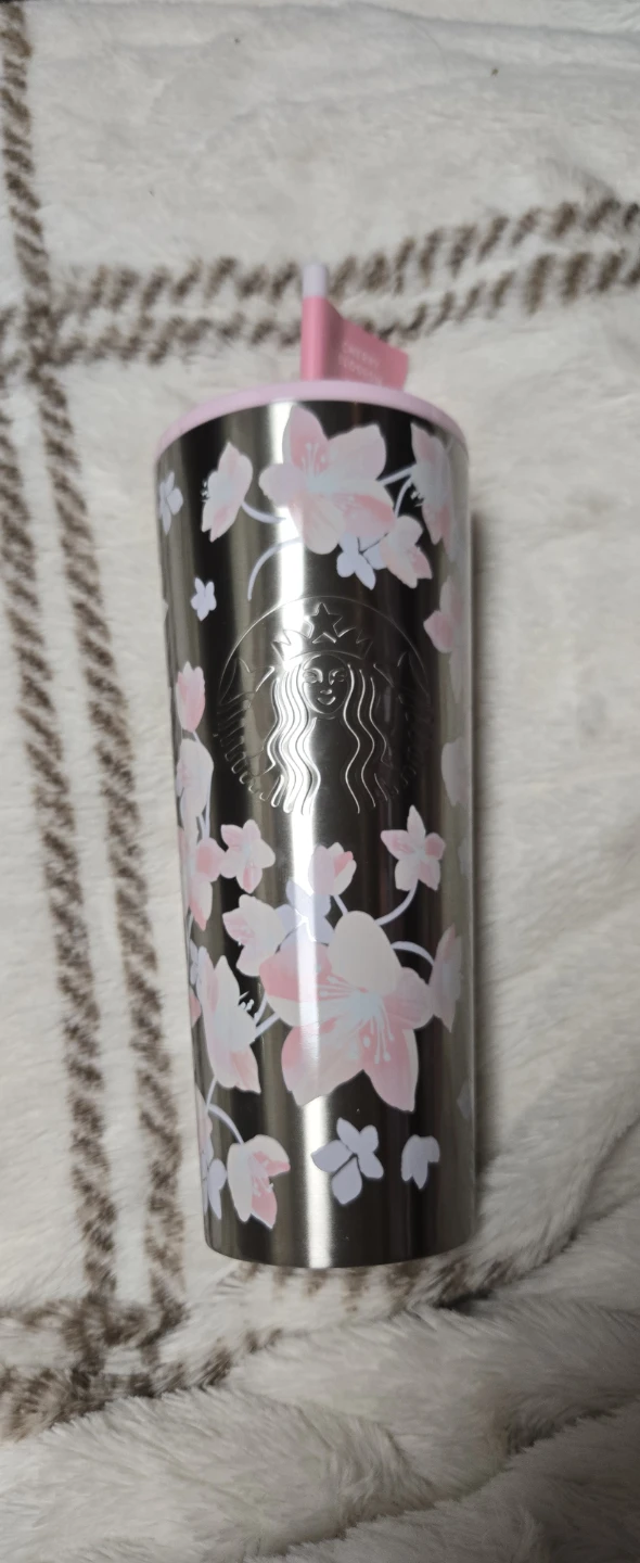 Starbucks Cherry Blossom Stainless Steel Tumbler 24 oz - photo 2
