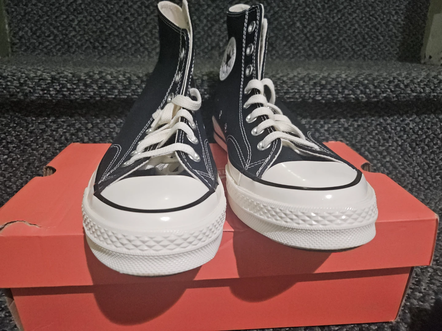 Converse Chuck Taylor All Star High Top Sneakers - Black, Size 8
