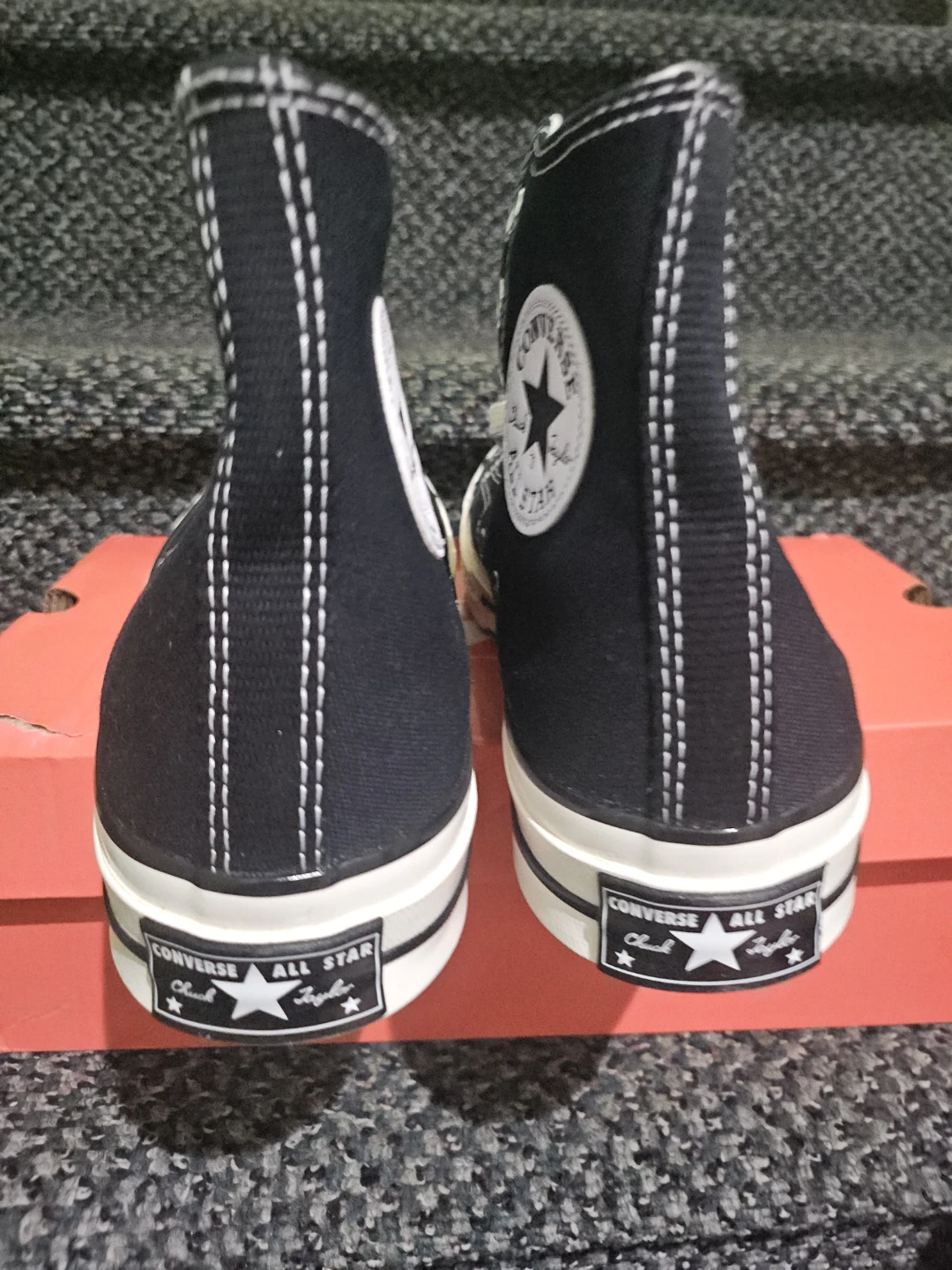 Converse Chuck Taylor All Star High Top Sneakers - Black, Size 8 - photo 3