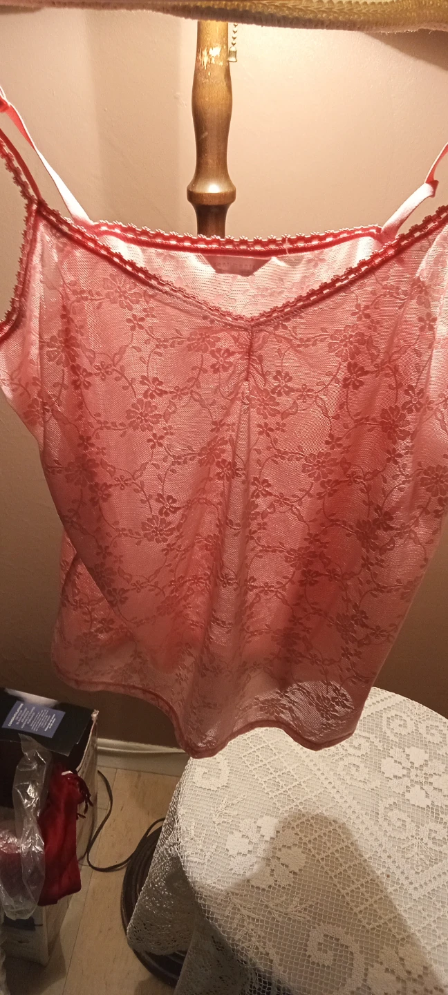 Sentiments Pink Floral Lace Camisole - photo 2