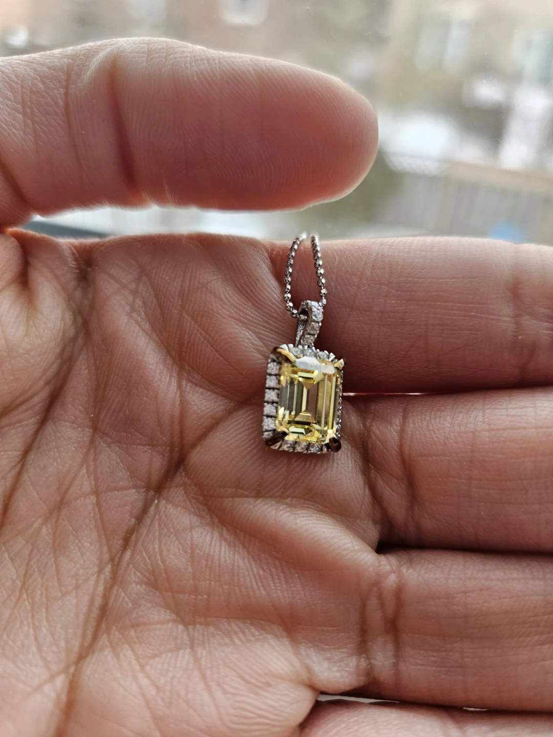 Brand new Bittersweet Yellow Cubic Zirconia pendant - photo 2