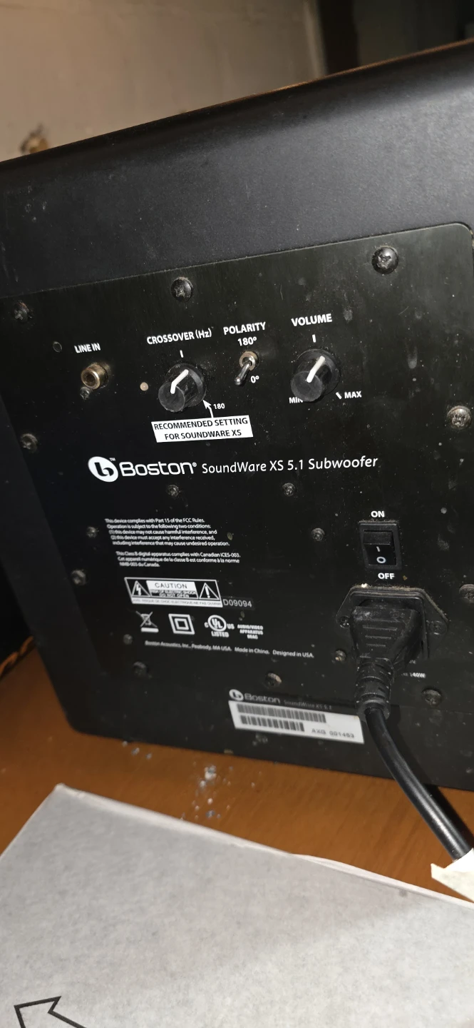 Boston SoundWare XS 5.1 Subwoofer - photo 2