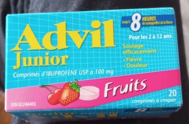Advil Junior Junior Ibuprofen Chewable Tablets