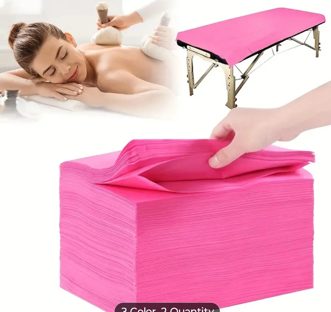 Disposable Massage Table Sheets - Pink - photo 2