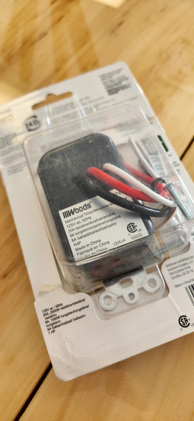 Woods PRO Mechanical In-Wall Timer - photo 2