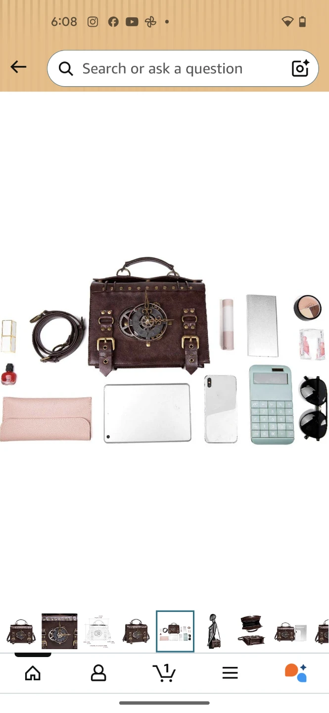 MAJIAOFANG Steampunk Crossbody Bag - photo 4