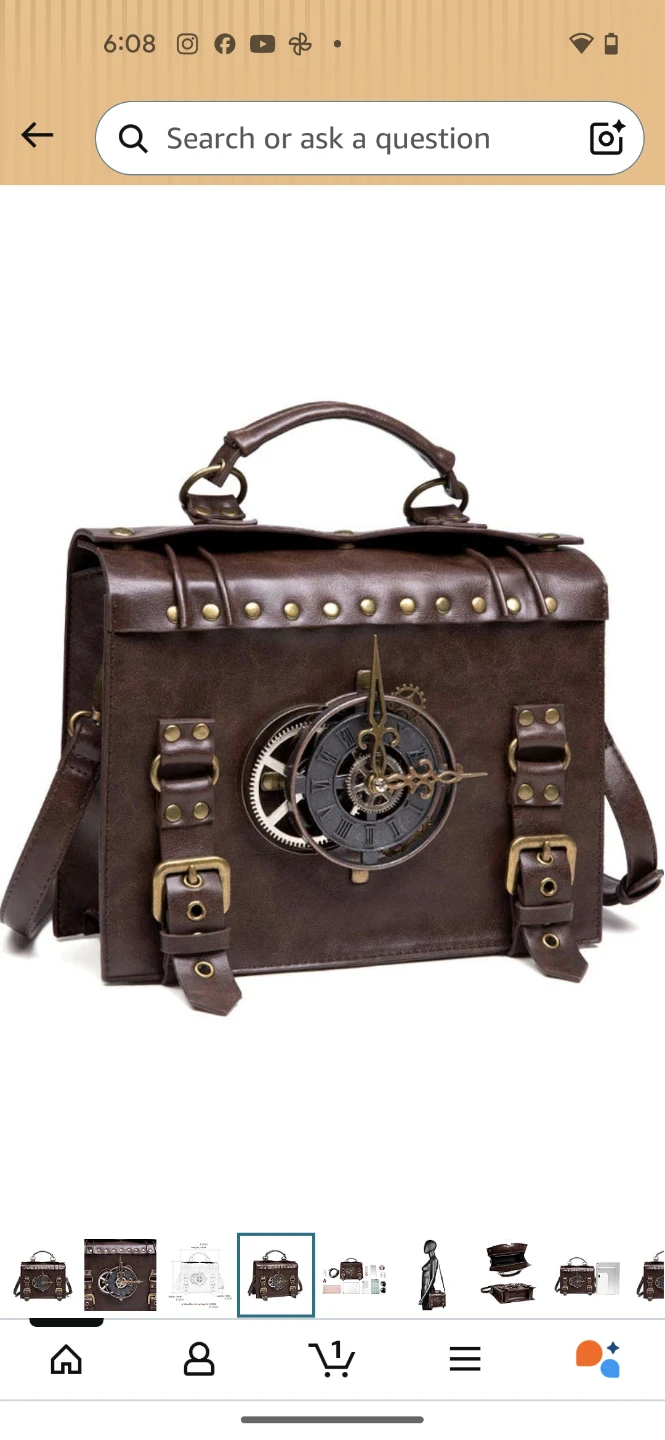 MAJIAOFANG Steampunk Crossbody Bag - photo 5